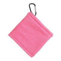 Golf Ball Towel Small Pocket Towel with D Clip for Balls Clubs Portable Golf Ball Cleaner Accessories for Men Women Course Exercise