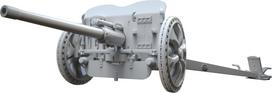 Dynamo Models APX 47mm 37 French Gun Premium Edition Plastic Model Kit DYN35DM004P 1/35 S.A Anti-Tank (Cannon) gray