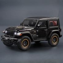 1/18 Wrangler Robin Hood visureigio lydinio automobilių žaislų modelis lydinio liejimas keturių ratų pakaba Automobilio dureles galima atidaryti Žaislai Transporto priemonių modeliai Rinkti dovanas juoda