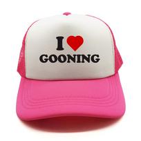 Juokingos aš myliu Gooning beisbolo kepurės Šaunios vasarinės unisex tinklinės kepurės Humoras Trucker kepurė Unisex lauko tinklinės kepurės MZ gray