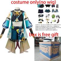 Kirara Cosplay Costume Cat Tail Inazuma Dress Kostüm Halloween Karneval Outfits Comic Con(EURO Size) S black