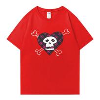 Avril Lavigne Logotipas Punk Rock 2000-ųjų Marškinėliai Vyrams Moterims Vintage Hip Hop Gatvės Stilius Unisex Juodi Per dideli Laisvalaikio Drabužiai XL black