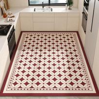 Amerikietiško stiliaus odinės virtuvės grindų kilimėliai, vonios kambario neslystantys didelio ploto kilimai, namų dekoracija, vandeniui ir aliejui atsparūs kilimai 60cm x 90cm