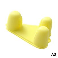 Silicone Snacks Finger Cover Oil-proof And Dirt-proof Food Clips Non-slip Heat Resistant Finger Cots Multi-Function Kitchen Aid yellow