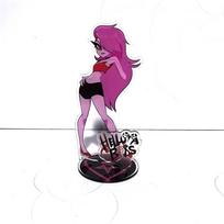 Naujausias 15CM Hazbin Hotel Charlie Morningstar Stovas Akrilinės Figūrėlės Vaggie Darbalaukio Stovintis Ženklas Modelis Dekoracija Kolekcija Dovanos 15cm pink