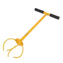 Hand Tiller Stainless Steel Garden Claw Cultivator Soil Aerator for Flower Beds Vegetable Gardens Orchards yellow