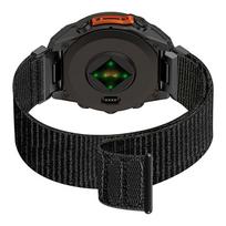 QuickFit 26mm 22mm Nylon Loop Strap For Garmin Fenix 8pro/Tactix 8 Ocean Band For Fenix E 7 7X 6 6X 5X/Epix/Instinct 3 Bracelet QuickFit 26mm black