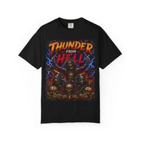 Thunder From Hell Rock N Roll Unisex Garment-Dyed T-shirt M black