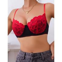 Young Girls Women Sexy Seamless Breathable Big Bust Minimizer Lace Backless Bra XL