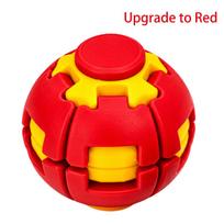 Press The Gyro Ball Decompression Toy  The New and Strange Fingertip Gyro Tide Play Cross-border Burger Spinning Ball