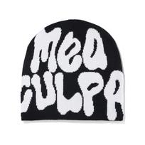 Hip Hop kepurė Beanie Kryžiuojantis Europos ir Amerikos Trend raidėmis megzta žakardo kepurė Vyriškos ir moteriškos kepurės Beanie juoda