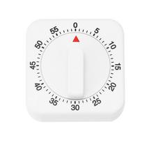 60 Minutes Mechanical Timer with Alarm for Kitchen Cooking white