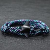 New Manta Bracelet Men Women Multi Layer Paracord Braslet Handmade Weaven Wrap Braclet Beach Nautical Fabric Brazalete Joias gray
