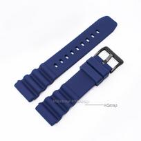 20mm 22mm silikoninė laikrodžio apyrankė Rolex SUBMARINER, sportinė apyrankė Casio, Citizen, vandeniui atspari nardymo apyrankė Seiko 22mm blue