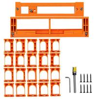 B97A-Hinge Slotting Mold Adjustable Hinge Hole Opener Installation Positioning Tool For Wooden Doors Woodworking