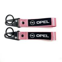Car Styling Keychain Embroidery Nylon Weaving Keyring For Opel Zafira B Corsa Karl Combo Meriva Agila Omega Signum Grandland Nz4 black