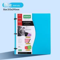 3 Hole Binder Folder Loose Leaf Notebook 360 Degree Foldable Thick Document Organizer For Office School Paper Storage A2