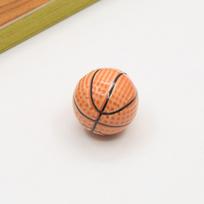 Cartoon Single Hole Basketball Door Handle Ceramic Round Football Door Knob Soccer Pull Handles Drawer Knobs Drawer