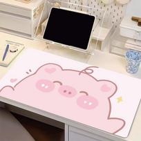 Mouse Pad Cute Anime Mousepads Kawaii Table Mats Office PC Accessories White Bear Extended Desk Mat Cartoon Rubber Keyboard Pad 30cmx60cm