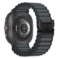 Band For Samsung Galaxy Watch Ultra 47mm accessories belt Parachute Nylon alpine loop bracelet correa Galaxy watch 7 Ultra Strap Galaxy watch 7 Ultra gray