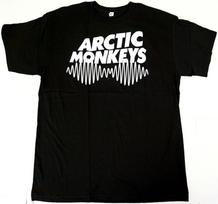ARCTIC MONKEYS T-shirt Indie Alt Rock Band Adult Men's Tee Black New Unisex T-Shirt S gray
