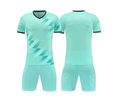 Cross-border wholesale breathable short-sleeve soccer training shirts, adult and children's team uniforms, competition uniforms, and jerseys 2XS