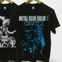 Metal Gear Solid 2 Tee Unisex Short Sleeve Shirt Unisex T-Shirt XL black