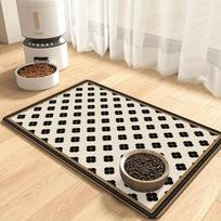 Silica Diatomite Pet Feeding Mat Cats Dogs Non-Slip Water Food Pad Washable Kitchen Bathroom 60x90cm New Diatomite