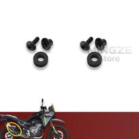 For CFMOTO CF450MT Exhaust Pipe Cover Muffler Anti Scald Plate Protective Shell Heat Insulation Plate CF400-8-8A Accessories Accessory Set black