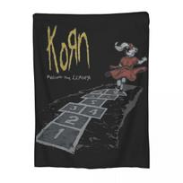 Music Rock Korn Band Blanket Coral Fleece Plush Bedding Heavy Metal Throw Blankets Relax Lightweight Thin for Bedroom Rug Piece Size: 75*100cm, Weight: 230 GSM