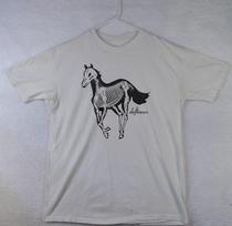 HOT Deftones White Pony Skeleton Horse White Heavy Cotton T-Shirt XXXL gray