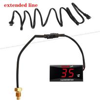 KOSO Water Temperature Gauge Mini Meter Thermometer Moto Universal for XMAX300 250 NMAX155 CB400 CB500X Sensor Accessories raudona