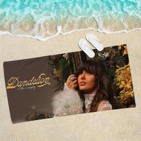Singer E-Ella L-Langley Dandelion Towel For Beaches Yoga Studios Gyms Hot Springs Swimming Pools And Picnics 130x80cm