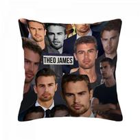 Theo James pagalvės užvalkalas Namų dekoro elementai Dekoratyviniai pagalvių užvalkalai Svetainės pagalvėms Užvalkalas Anime Personalizuotos dovanos Pagalvė Peach skin 18*18(CM)-1Pcs
