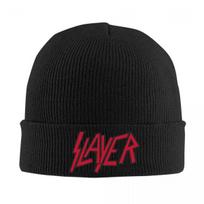 Slayers Logo Warm Knitted Cap Fashion Bonnet Hat Autumn Winter Outdoor Beanies Hats for Unisex Adult One Size black