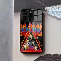 Hot Rock Band D-Def Leppard Phone Case For IPhone 17 Air 16 E Pro Max 15 14 13 Mini 12 Pro 11 Max Plus Black Glass Cover iPhone17 Air black