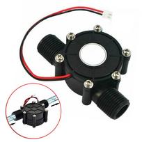 1pc Mini Water Turbine Generator Hydroelectric Power G1/2  Male Thread Low Noise Instrument Parts Accessories China Mainland