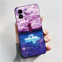 TCL K70 SE dėklas T453D Estetiškas Mielas Katės Animacinis Atsparus Smūgiams Juodas Minkšto Silikono Galinis Dangtelis Telefonams TCL K70 SE K70SE TCL K70 SE