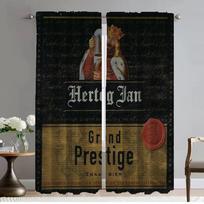 Šešėliai HERTOG JAN pertvaros užuolaidos miegamajam Elegantiškos kambario užuolaidos 2 vnt. W50xH70cmx2pcs-CL gray