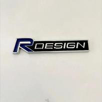 New 3D Metal Rdesign R Design Front Grill Car Badge Sticker Emblem Decoration