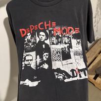 90s Depeche Mode band Retro Style Black Short Sleeve T shirt Unisex NH19581 L gray
