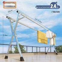 Įtraukiama nerūdijančio plieno sulankstoma drabužių džiovykla vidaus/lauko naudojimui Foldable, Retractable, Strong Load Capacity