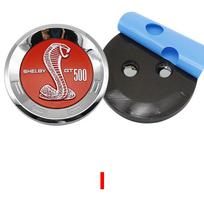 15CM Automobilio Emblema Bagažinė Apvalus Ženklelis Lipdukas GT logotipas Ford Mustang 5.0 ROUSH SHELBY GT 500 Cobra LAGUNA Galinės Dėžės Cobra Formos
