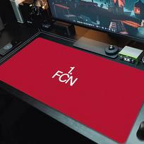 1. FC Nürnberg Mouse Pad Large Gaming Table Cushion Non-slip Laptop Tablet Big Mousepad XXL Mat Mini PC Playmat With Lock edge_xia 30cmx60cm(11.8x23.6inch) red