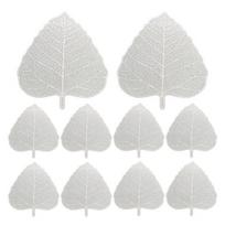 Lapų formos arbatos sietelis Nerūdijančio plieno filtras Tinklelis Infuzorius biriems arbatos lapams Dekoratyvinė virtuvės dovana arbatos mėgėjams 10 pcs