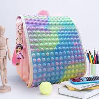 Cross-Border Decompression Bubble Backpack for Youth – Fun, Cute, Double Shoulder School Bag