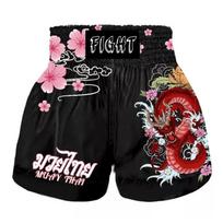 Martial Arts Shorts Muay Thai Boxing MMA Taekwondo Sanda Training Unisex Adult Sportswear Stretch Lycra 5XL