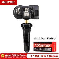 AUTEL MX Jutiklis 433 315 TPMS Mx-Jutiklis Padangų Tikrinimo Įrankiai Automobilio Aksesuaras Padangų Slėgio Monitorius Testeris Programuotojas 1 x 2in1 rubber ss black