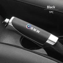 ABS+Leather Car Hand Brake Cover Handbrake Grip Protector Cap For BMW 50th 325Li 320Li 330Li E36 G20 E46 E90 E60 F30 E39 E30 F20