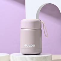 300 ml mini termosas, nešiojamasis izoliuotas butelis, dvigubas nerūdijančio plieno maisto konteineris 300ml violetinė